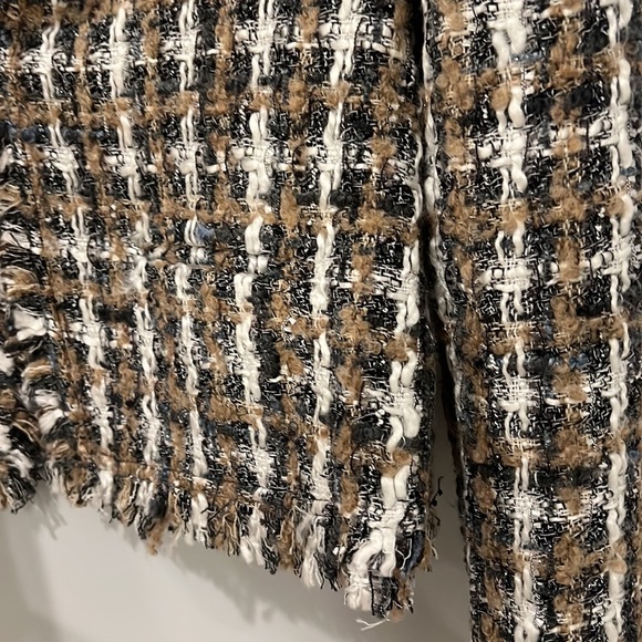 Elie Tahari tweed wool blend blazer size Small - Picture 3 of 6